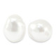 Perlas de agua dulce de imitación 6x8mm - Blanco